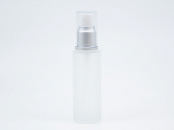 Fatika sklenen - mliene sklo 50 ml, strieborno-biela sprej, ry vrchnk