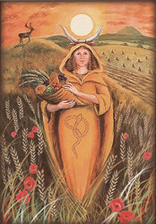 Bohyňa Matka – pohľadnica Kola roka
